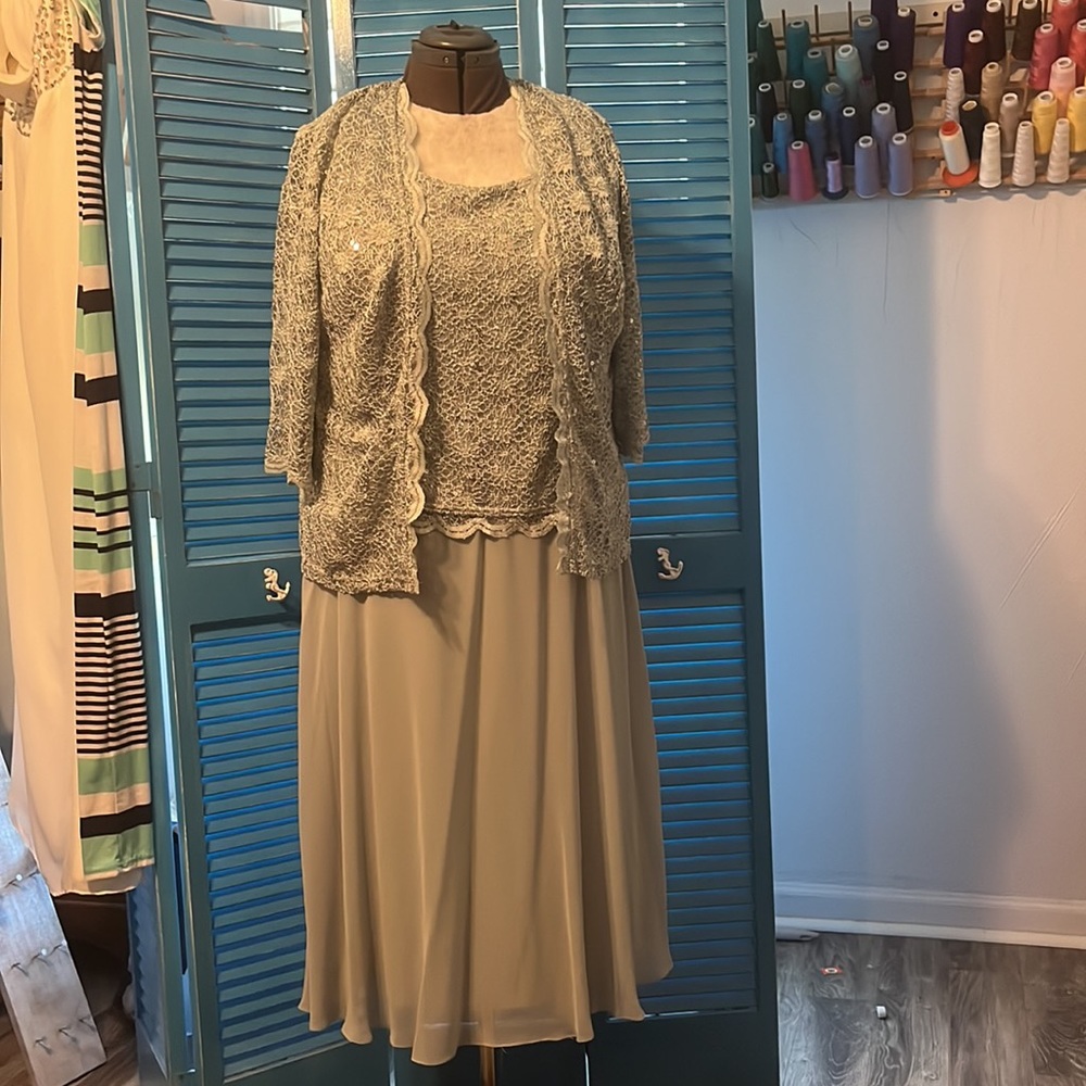 Formal Light Sage Green MOTB Dress